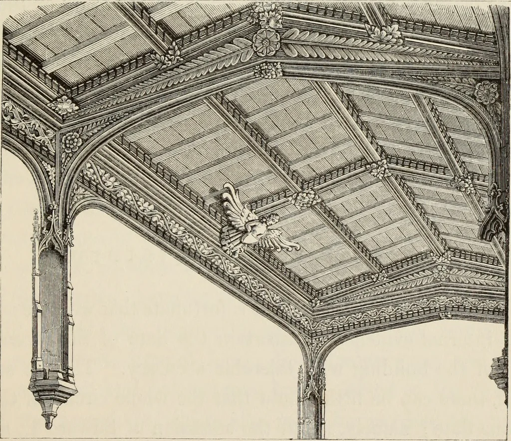 An illustration from Architectural notices of the churches of the Archdeaconry of Northampton. Deaneries of Higham Ferrers and Haddon, 1849, leaf 264