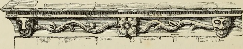 An illustration from Architectural notices of the churches of the Archdeaconry of Northampton. Deaneries of Higham Ferrers and Haddon, 1849, leaf 271