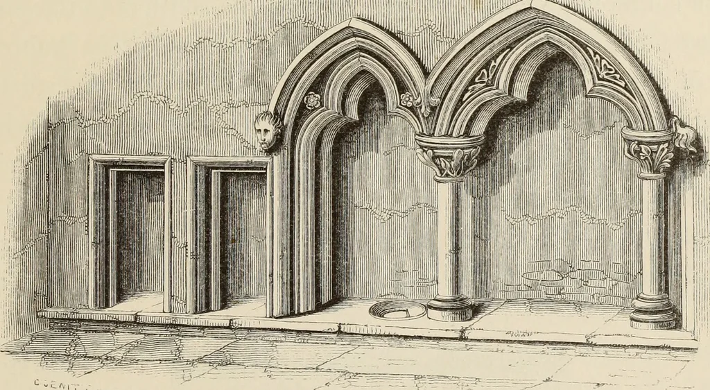 An illustration from Architectural notices of the churches of the Archdeaconry of Northampton. Deaneries of Higham Ferrers and Haddon, 1849, leaf 276