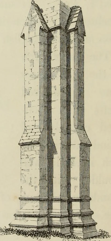 An illustration from Architectural notices of the churches of the Archdeaconry of Northampton. Deaneries of Higham Ferrers and Haddon, 1849, leaf 29