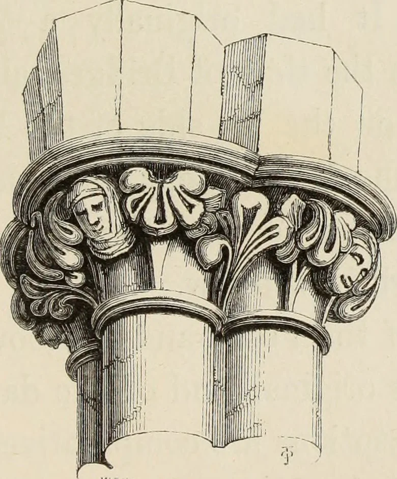 An illustration from Architectural notices of the churches of the Archdeaconry of Northampton. Deaneries of Higham Ferrers and Haddon, 1849, leaf 336