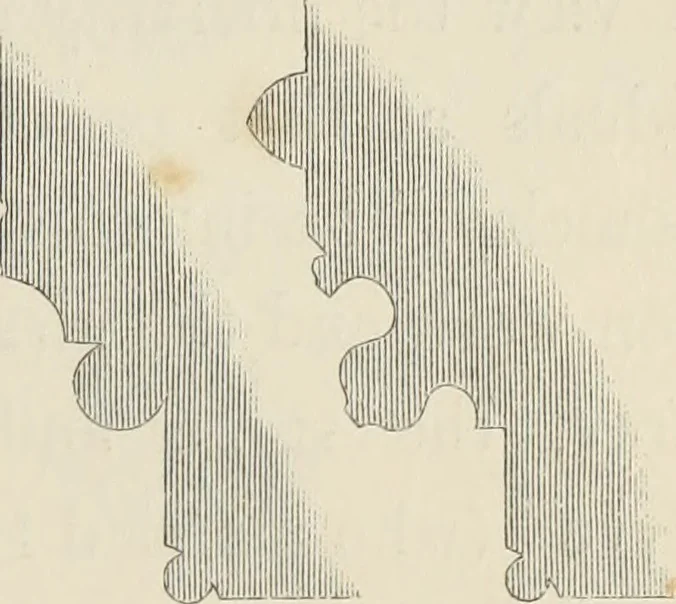 An illustration from Architectural notices of the churches of the Archdeaconry of Northampton. Deaneries of Higham Ferrers and Haddon, 1849, leaf 374