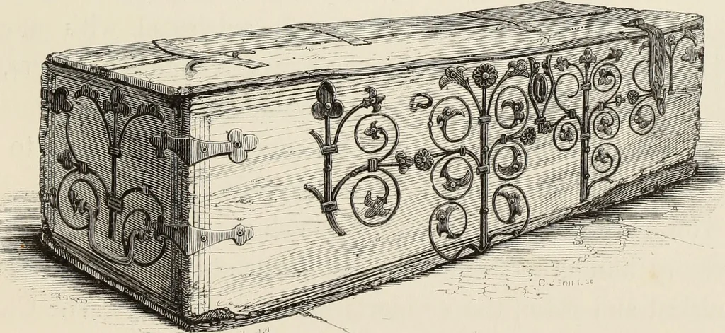 An illustration from Architectural notices of the churches of the Archdeaconry of Northampton. Deaneries of Higham Ferrers and Haddon, 1849, leaf 390