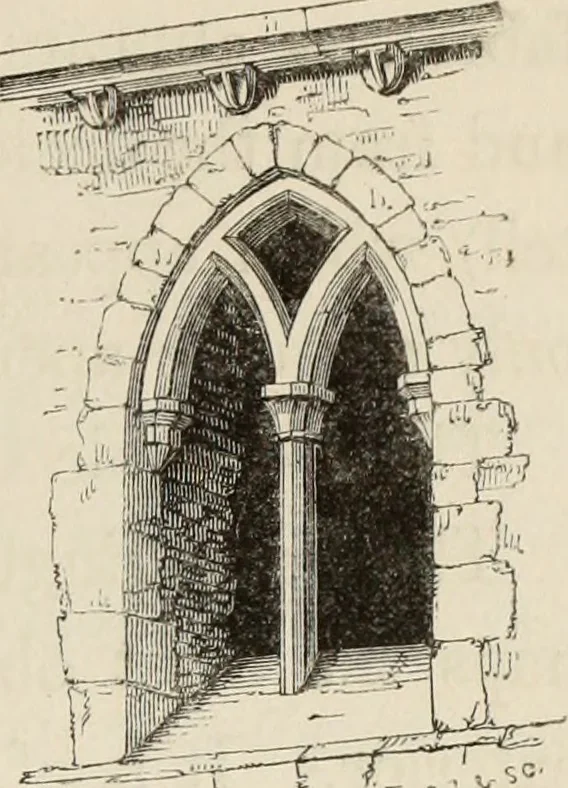 An illustration from Architectural notices of the churches of the Archdeaconry of Northampton. Deaneries of Higham Ferrers and Haddon, 1849, leaf 68
