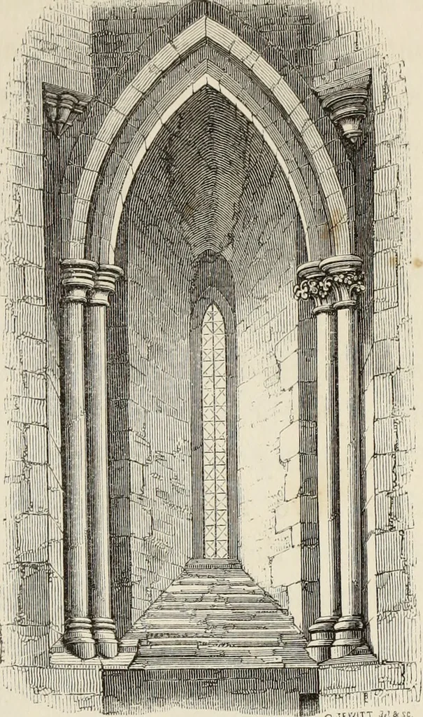 An illustration from Architectural notices of the churches of the Archdeaconry of Northampton. Deaneries of Higham Ferrers and Haddon, 1849, leaf 78