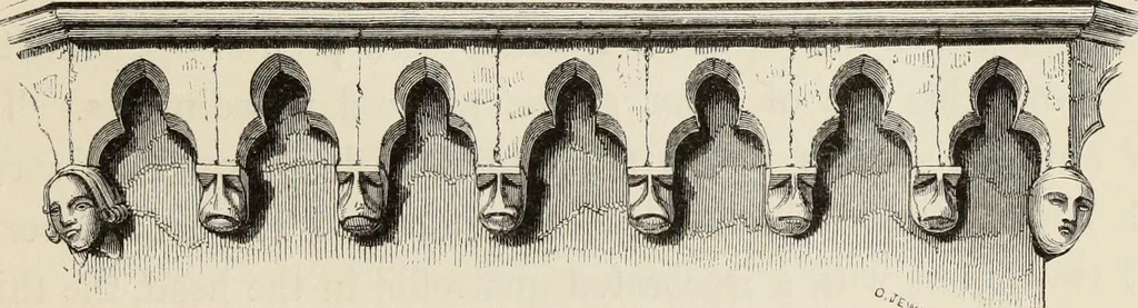 An illustration from Architectural notices of the churches of the Archdeaconry of Northampton. Deaneries of Higham Ferrers and Haddon, 1849, leaf 78