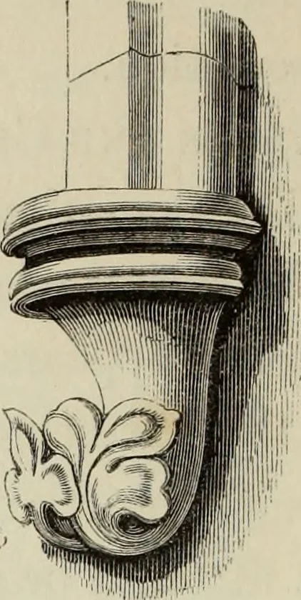 An illustration from Architectural notices of the churches of the Archdeaconry of Northampton. Deaneries of Higham Ferrers and Haddon, 1849, leaf 81