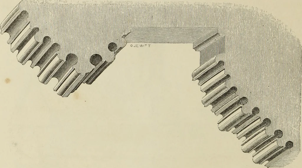 An illustration from Architectural notices of the churches of the Archdeaconry of Northampton. Deaneries of Higham Ferrers and Haddon, 1849, leaf 89