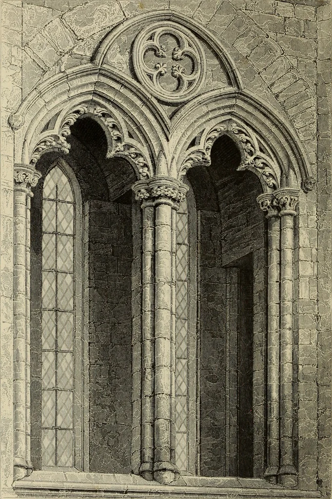 An illustration from Architectural notices of the churches of the Archdeaconry of Northampton. Deaneries of Higham Ferrers and Haddon, 1849, leaf 91