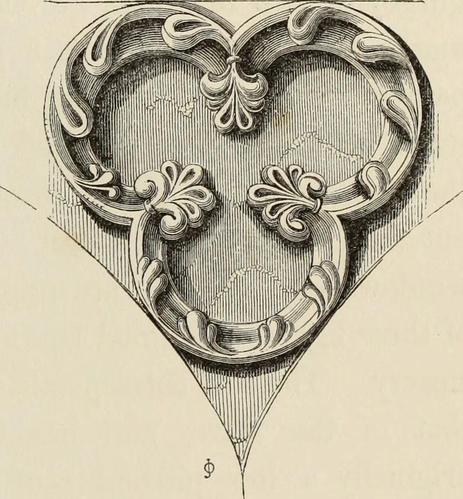 An illustration from Architectural notices of the churches of the Archdeaconry of Northampton. Deaneries of Higham Ferrers and Haddon, 1849, leaf 92