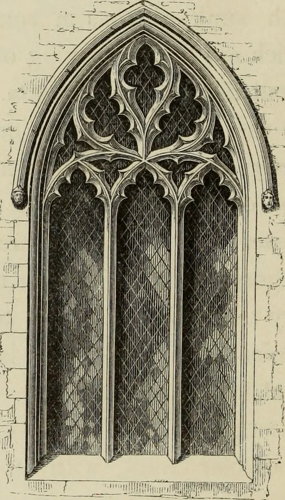 An illustration from Architectural notices of the churches of the Archdeaconry of Northampton. Deaneries of Higham Ferrers and Haddon, 1849, leaf 93