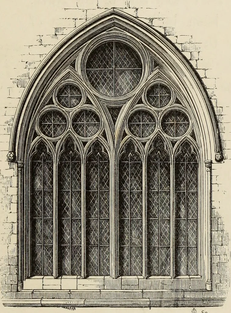 An illustration from Architectural notices of the churches of the Archdeaconry of Northampton. Deaneries of Higham Ferrers and Haddon, 1849, leaf 94