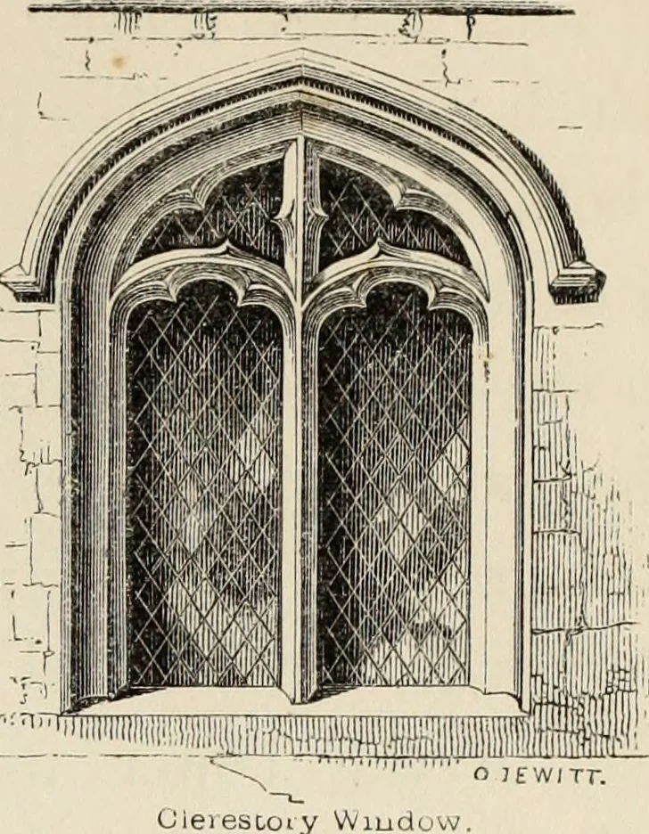 An illustration from Architectural notices of the churches of the Archdeaconry of Northampton. Deaneries of Higham Ferrers and Haddon, 1849, leaf 96