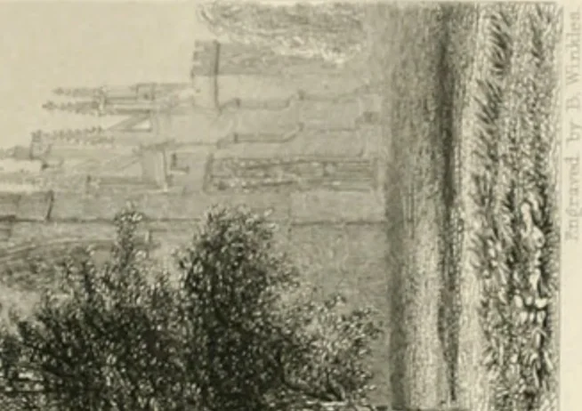 An illustration from Architectural and picturesque illustrations of the cathedral churches of England and Wales. The drawings made from sketches taken expressly for this work, by Robert Garland. With descriptions by Thomas Moule, 1838, leaf 204