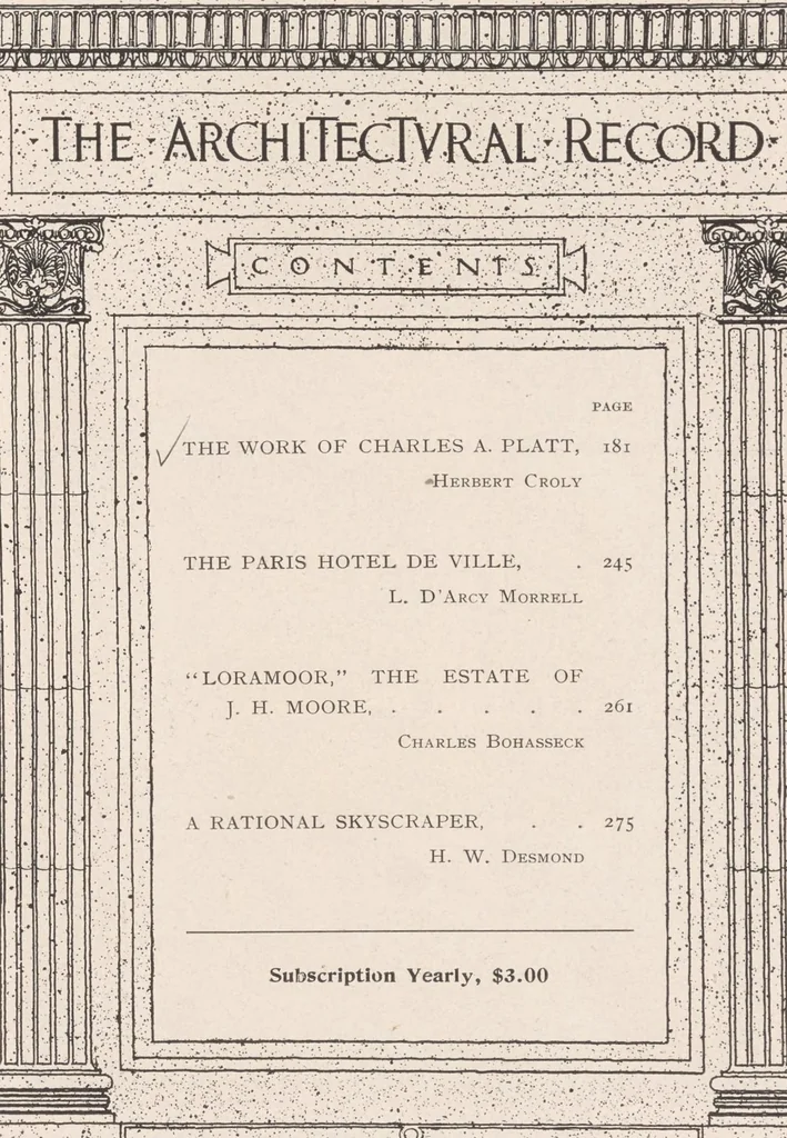 An illustration from Architectural record, 1891, leaf 21
