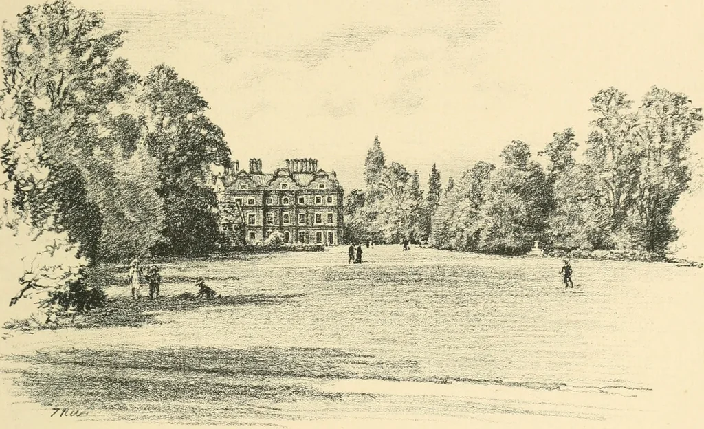 An illustration from Architectural remains of Richmond, Twickenham, Kew, Petersham, and Mortlake;, 1900, leaf 174