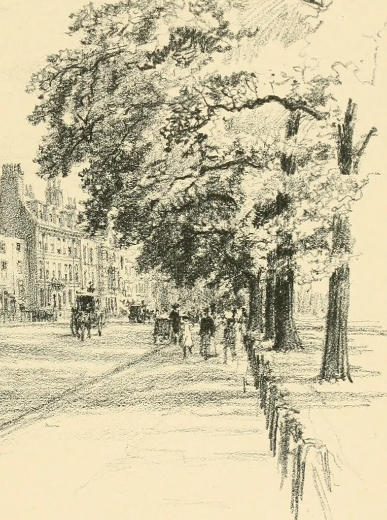An illustration from Architectural remains of Richmond, Twickenham, Kew, Petersham, and Mortlake;, 1900, leaf 38