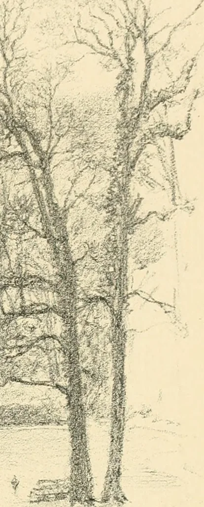 An illustration from Architectural remains of Richmond, Twickenham, Kew, Petersham, and Mortlake;, 1900, leaf 82