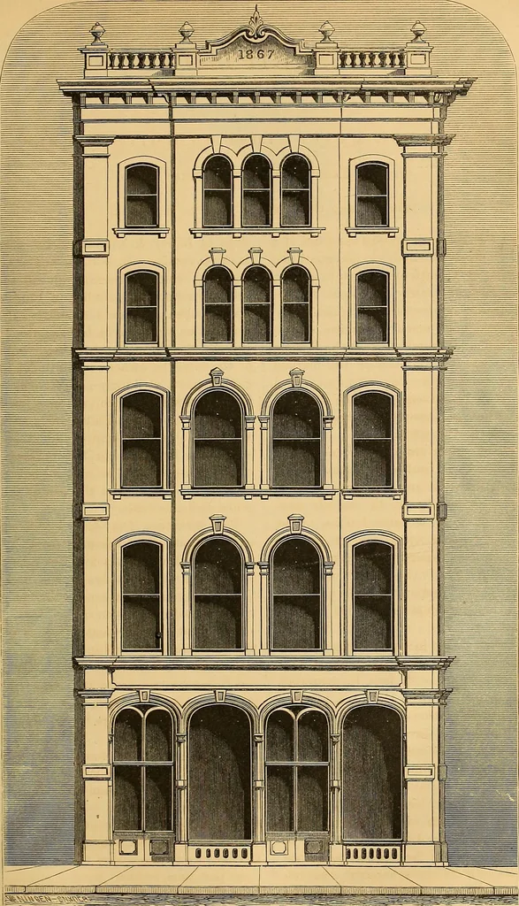 An illustration from The Architectural review and American builders' journal, 1869, leaf 110