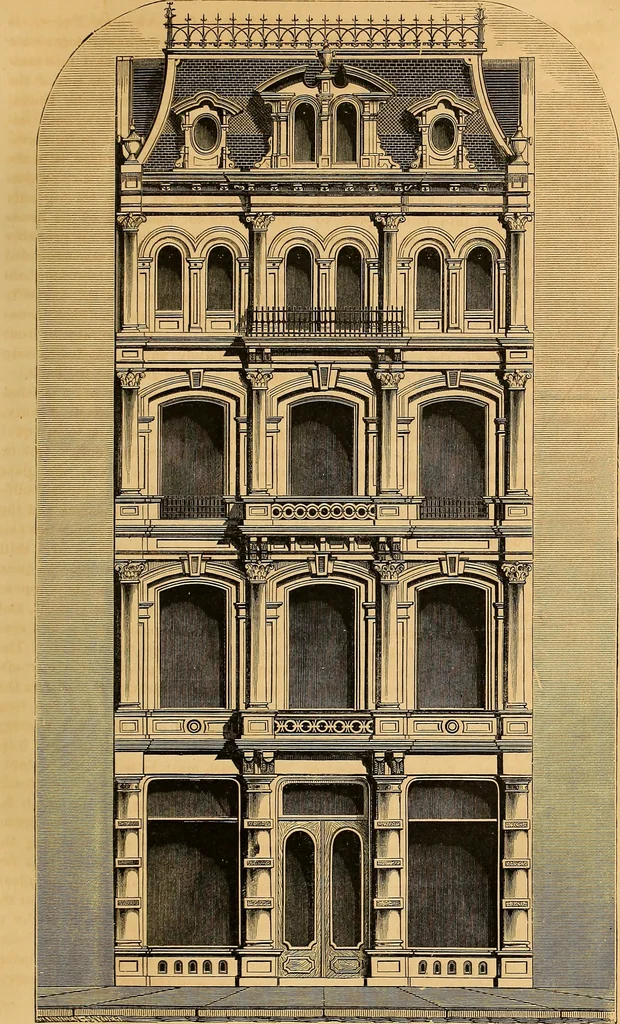 An illustration from The Architectural review and American builders' journal, 1869, leaf 20