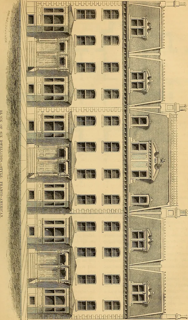 An illustration from The Architectural review and American builders' journal, 1869, leaf 204
