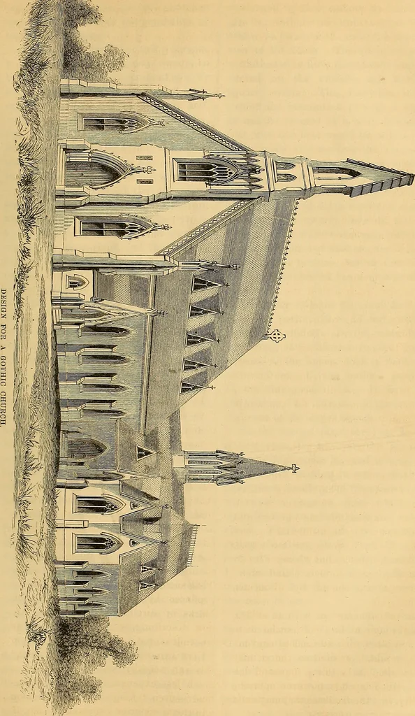 An illustration from The Architectural review and American builders' journal, 1869, leaf 208
