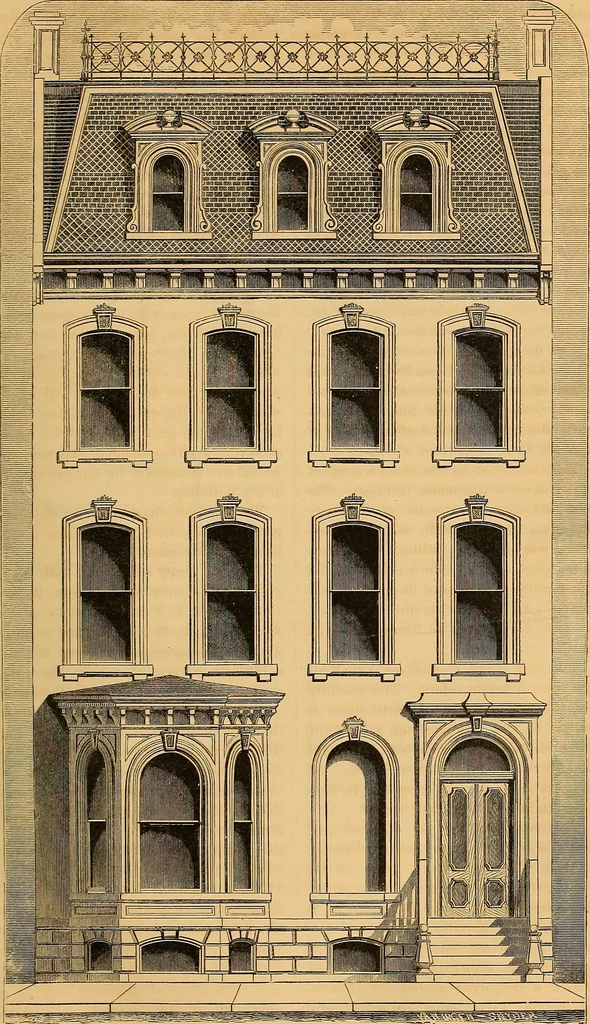 An illustration from The Architectural review and American builders' journal, 1869, leaf 24
