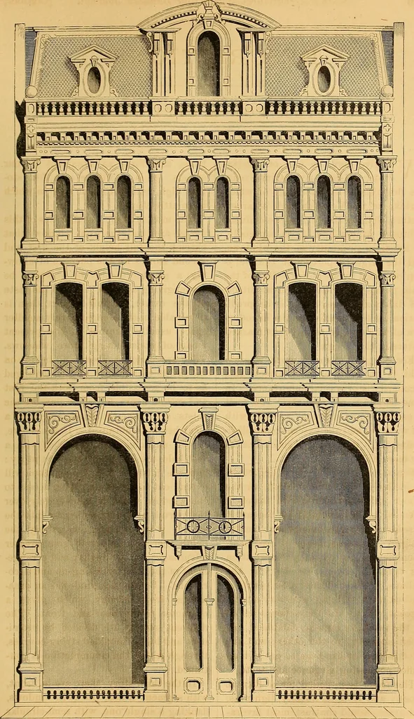 An illustration from The Architectural review and American builders' journal, 1869, leaf 280