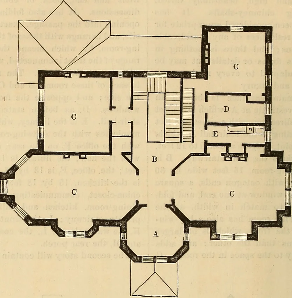 An illustration from The Architectural review and American builders' journal, 1869, leaf 287