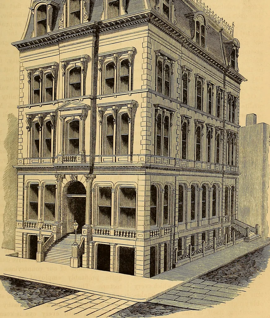 An illustration from The Architectural review and American builders' journal, 1869, leaf 356