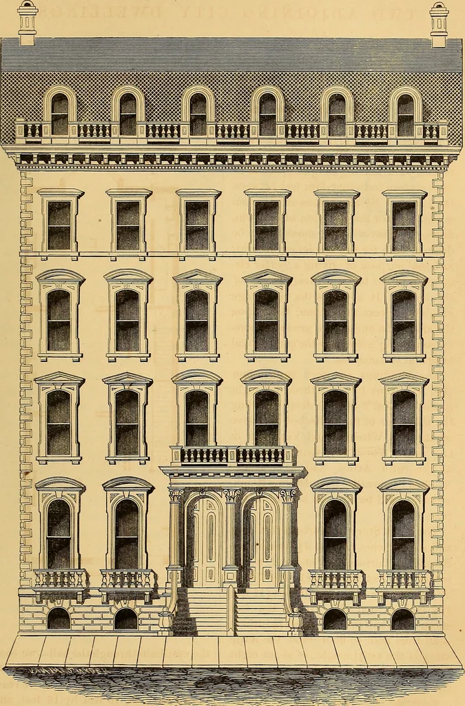 An illustration from The Architectural review and American builders' journal, 1869, leaf 362