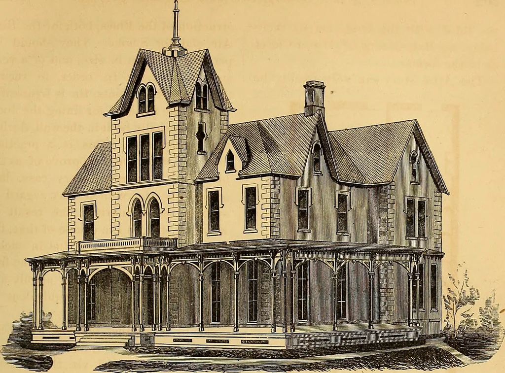 An illustration from The Architectural review and American builders' journal, 1869, leaf 366