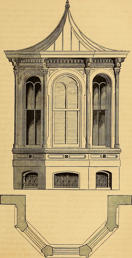 An illustration from The Architectural review and American builders' journal, 1869, leaf 392