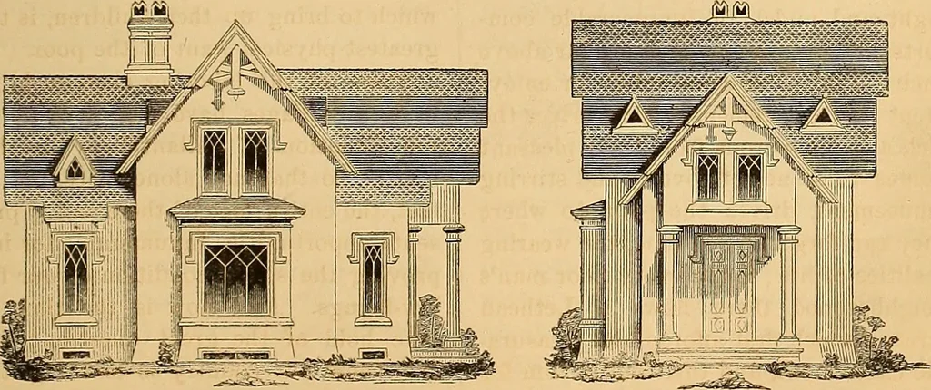 An illustration from The Architectural review and American builders' journal, 1869, leaf 452