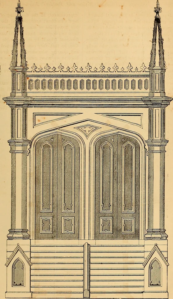 An illustration from The Architectural review and American builders' journal, 1869, leaf 460