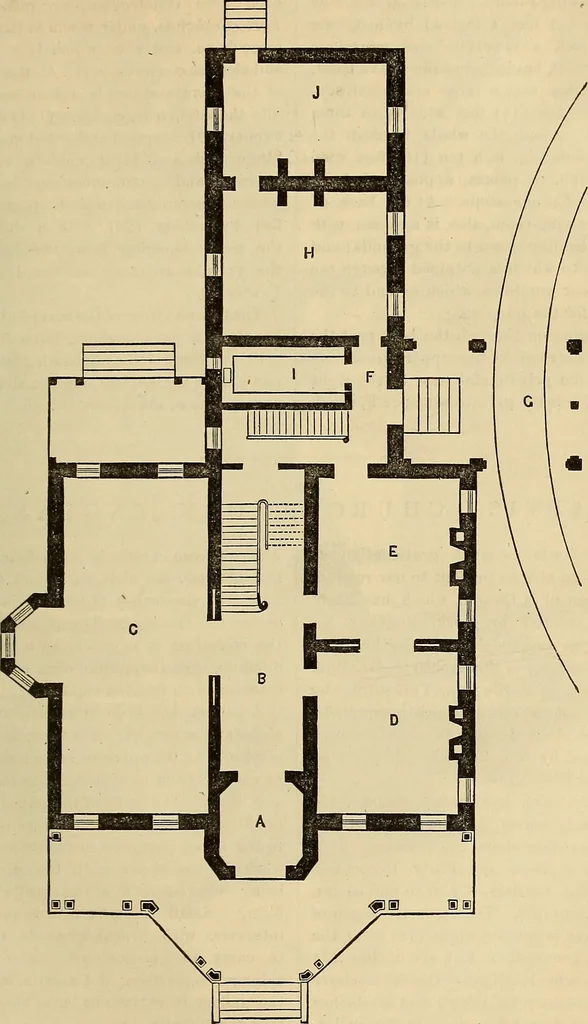 An illustration from The Architectural review and American builders' journal, 1869, leaf 530