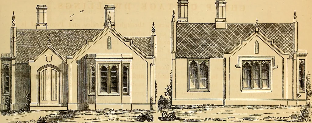 An illustration from The Architectural review and American builders' journal, 1869, leaf 542