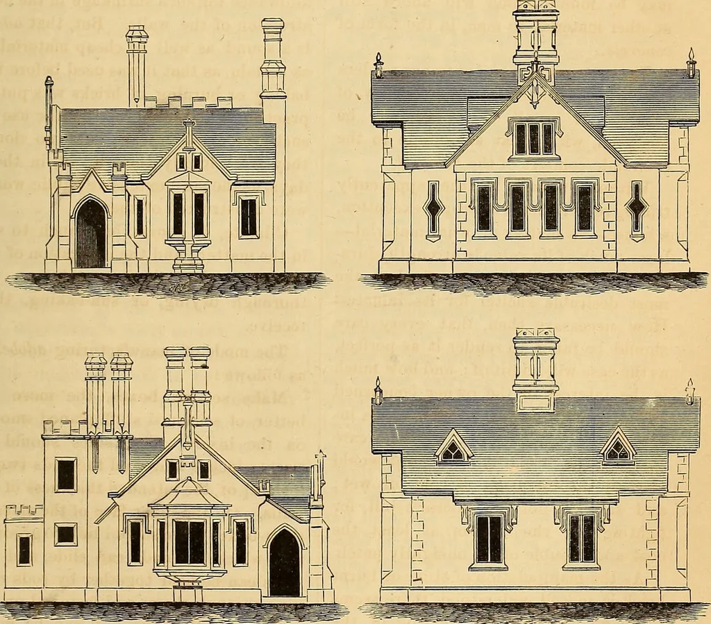 An illustration from The Architectural review and American builders' journal, 1869, leaf 542
