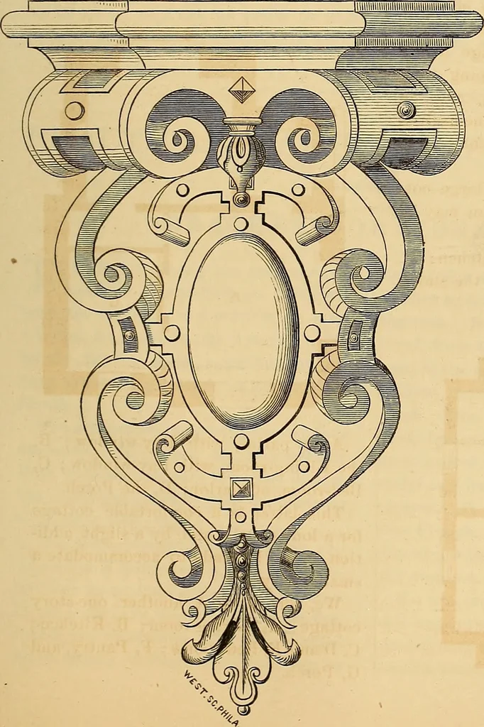 An illustration from The Architectural review and American builders' journal, 1869, leaf 546