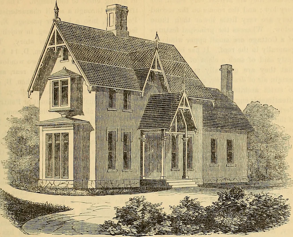 An illustration from The Architectural review and American builders' journal, 1869, leaf 616