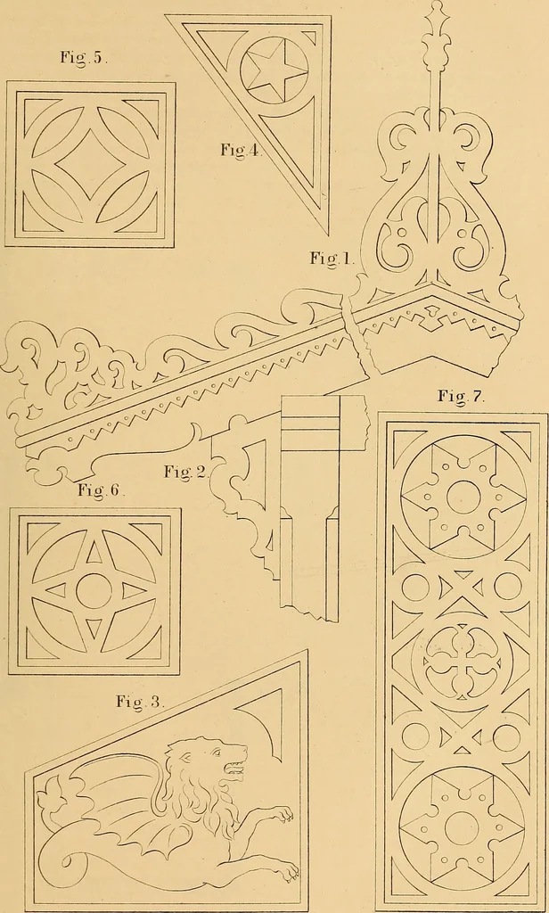 An illustration from The Architectural review and American builders' journal, 1869, leaf 620