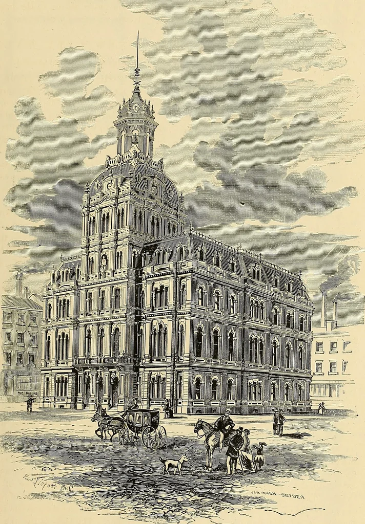 An illustration from The Architectural review and American builders' journal, 1869, leaf 684