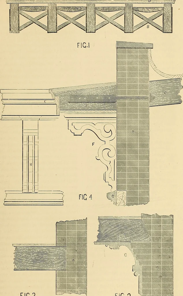 An illustration from The Architectural review and American builders' journal, 1869, leaf 710