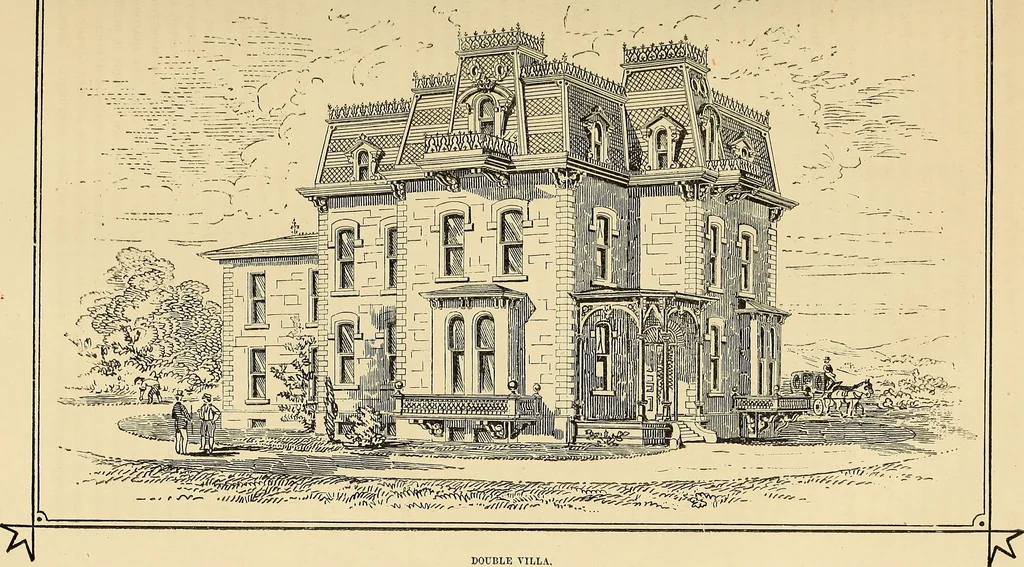 An illustration from The Architectural review and American builders' journal, 1869, leaf 766