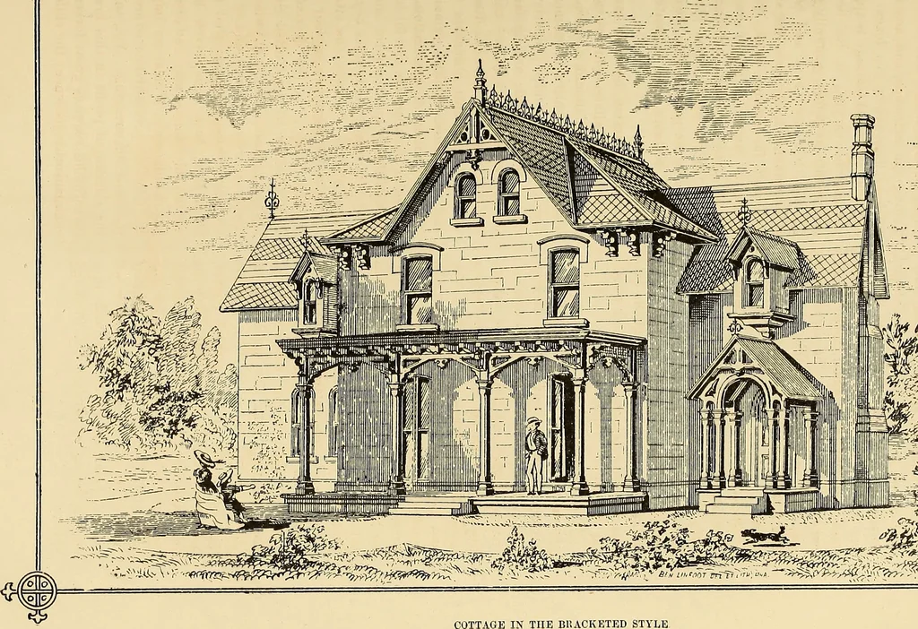 An illustration from The Architectural review and American builders' journal, 1869, leaf 798