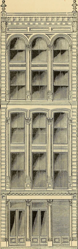 An illustration from The Architectural review and American builders' journal, 1869, leaf 838