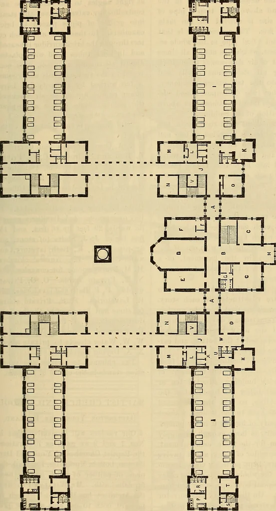 An illustration from The Architectural review and American builders' journal, 1869, leaf 848