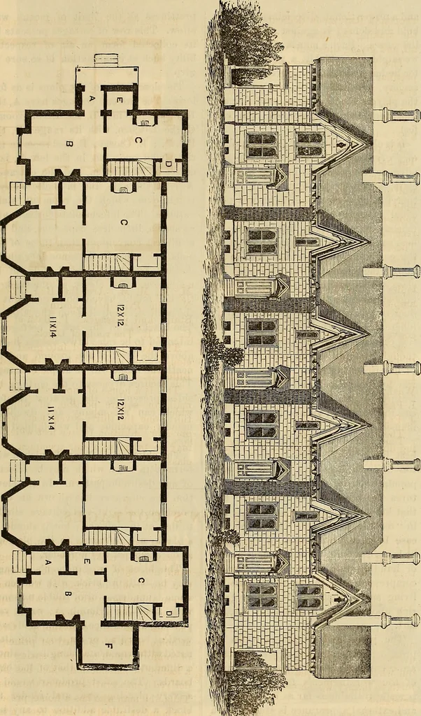 An illustration from The Architectural review and American builders' journal, 1869, leaf 918