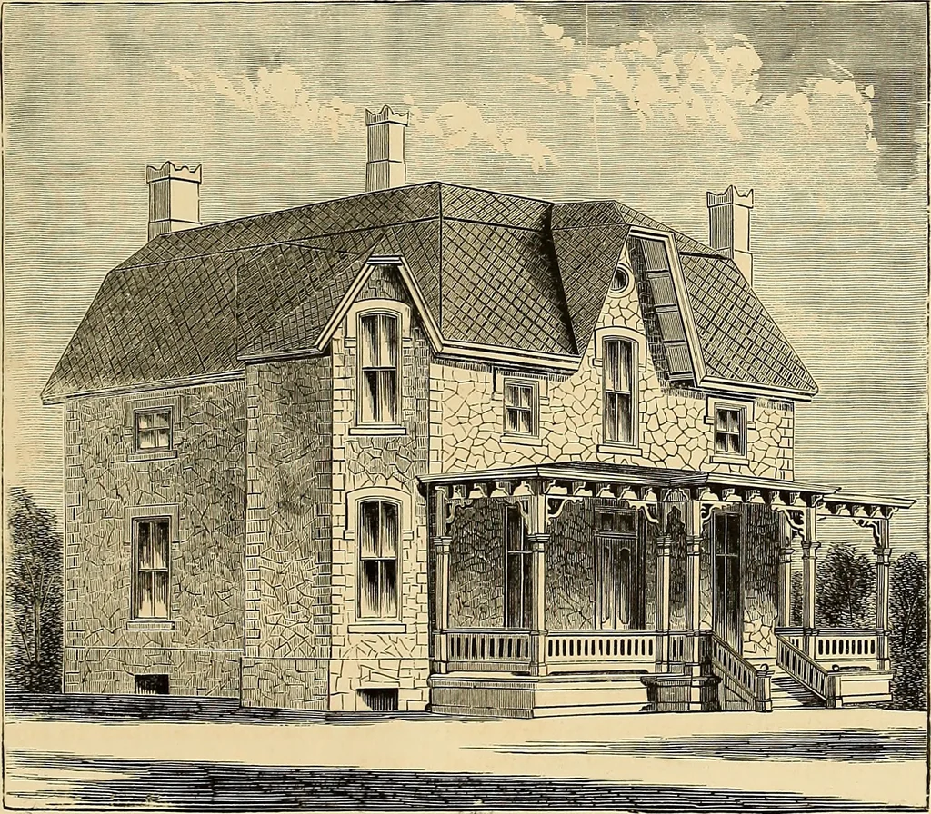 An illustration from The Architectural review and American builders' journal, 1869, leaf 920
