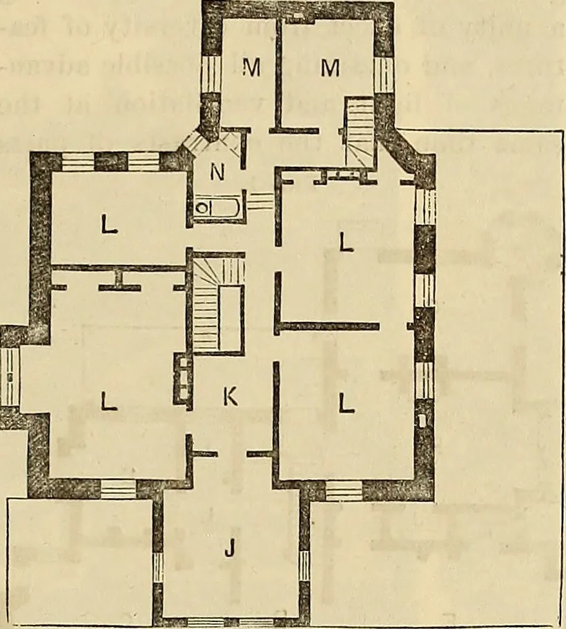 An illustration from The Architectural review and American builders' journal, 1869, leaf 922